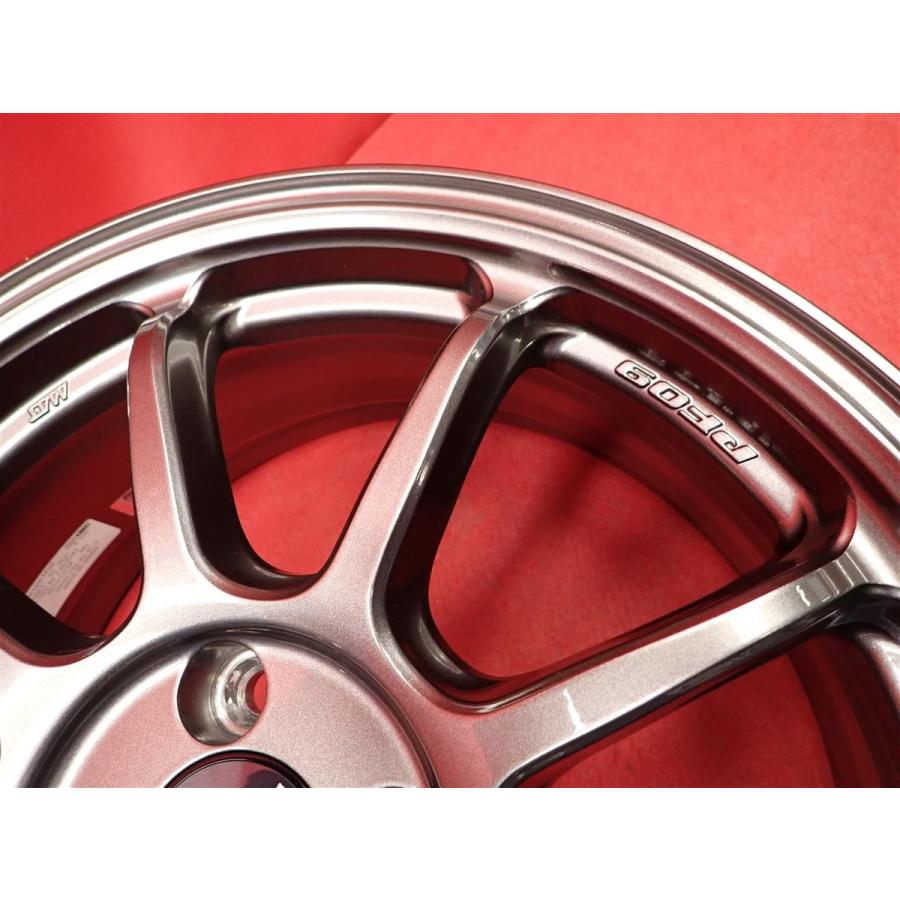 軽量 1本7.7kg ENKEI エンケイ PF09 中古ホイール 4本 7J 17インチ