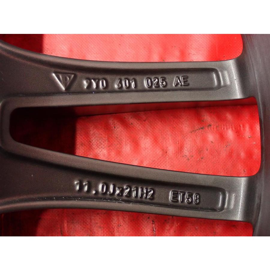 単品 中古ホイール 1本 PORCHE ポルシェ カイエン ターボ 純正 11J 21