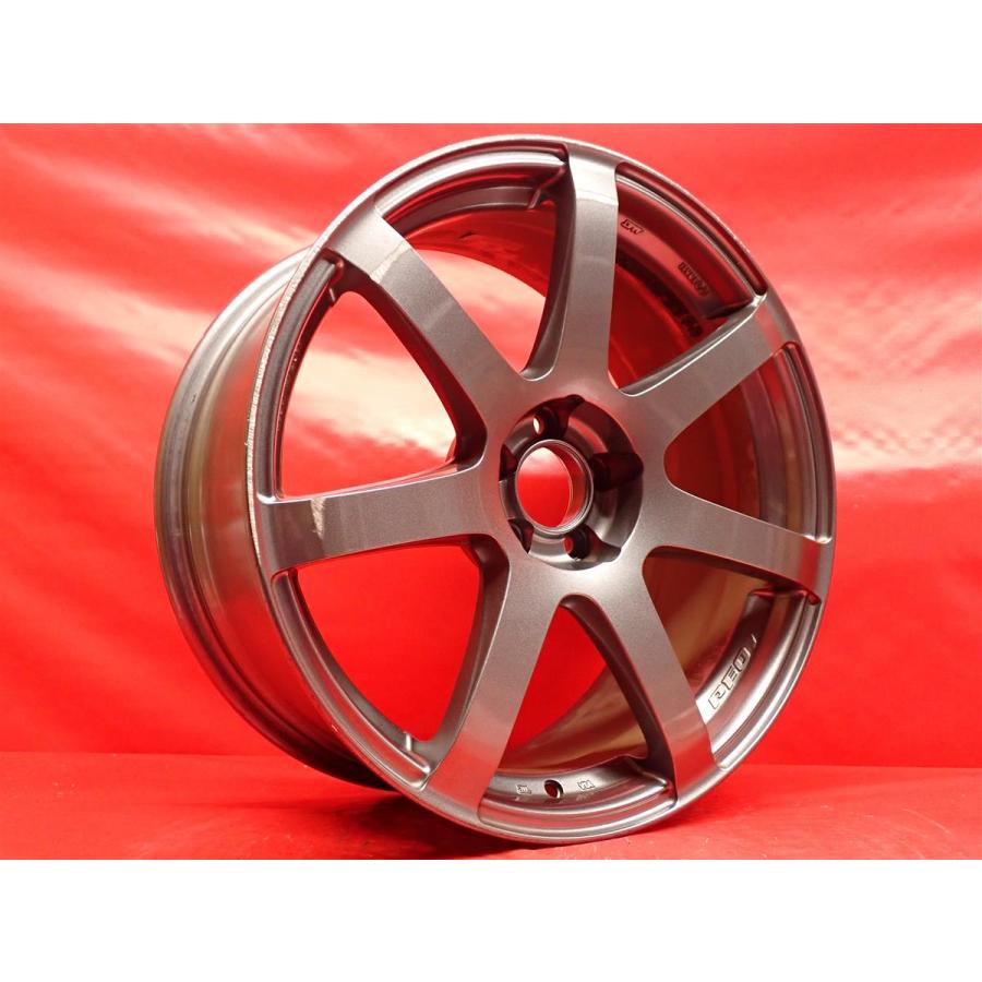 単品 中古ホイール 1本 ENKEI エンケイ PF-07 8J 18インチ PCD100 5穴
