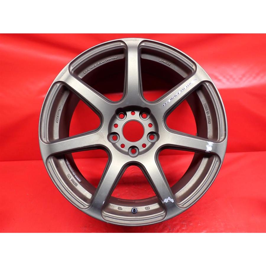 送料無料 希少ホイール ワークエモーションT7R 18インチホイールタイヤセット 18×8.5J +38 5/114.3 ワークエモーション T7R (MGM) ワーク 18インチ