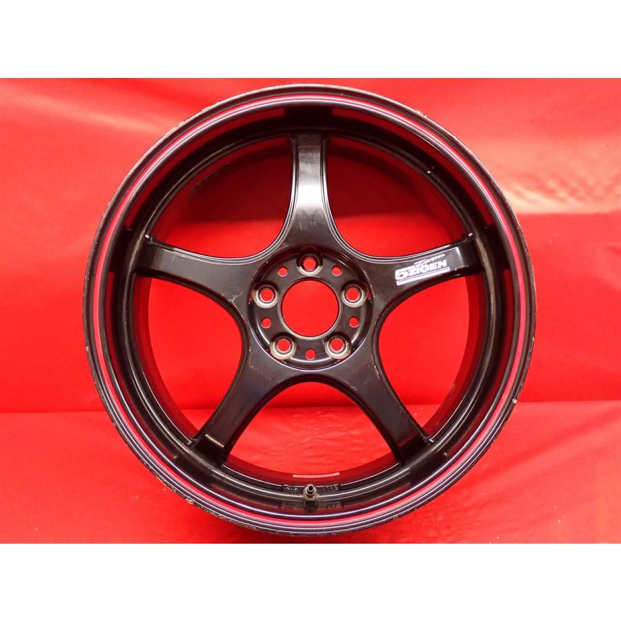 単品 中古ホイール 1本 5ZIGEN 五次元 FN01R-C 7J 17インチ PCD100 5穴 