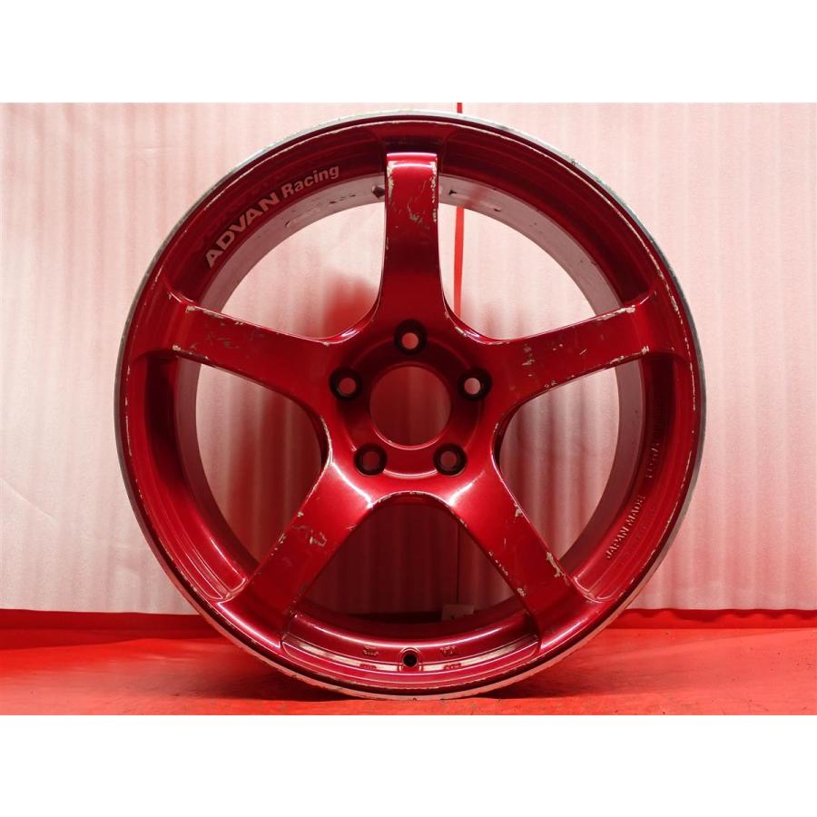 単品 中古ホイール 1本 ADVAN アドバン Racing GT レーシングGT 9.5J 