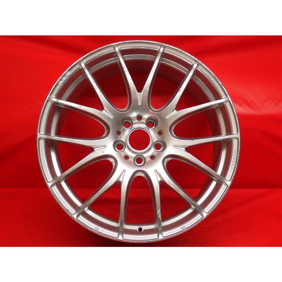 単品 中古ホイール 1本 RAYS レイズ HOMURA ホムラ 2×7 Plus プラス 8J 