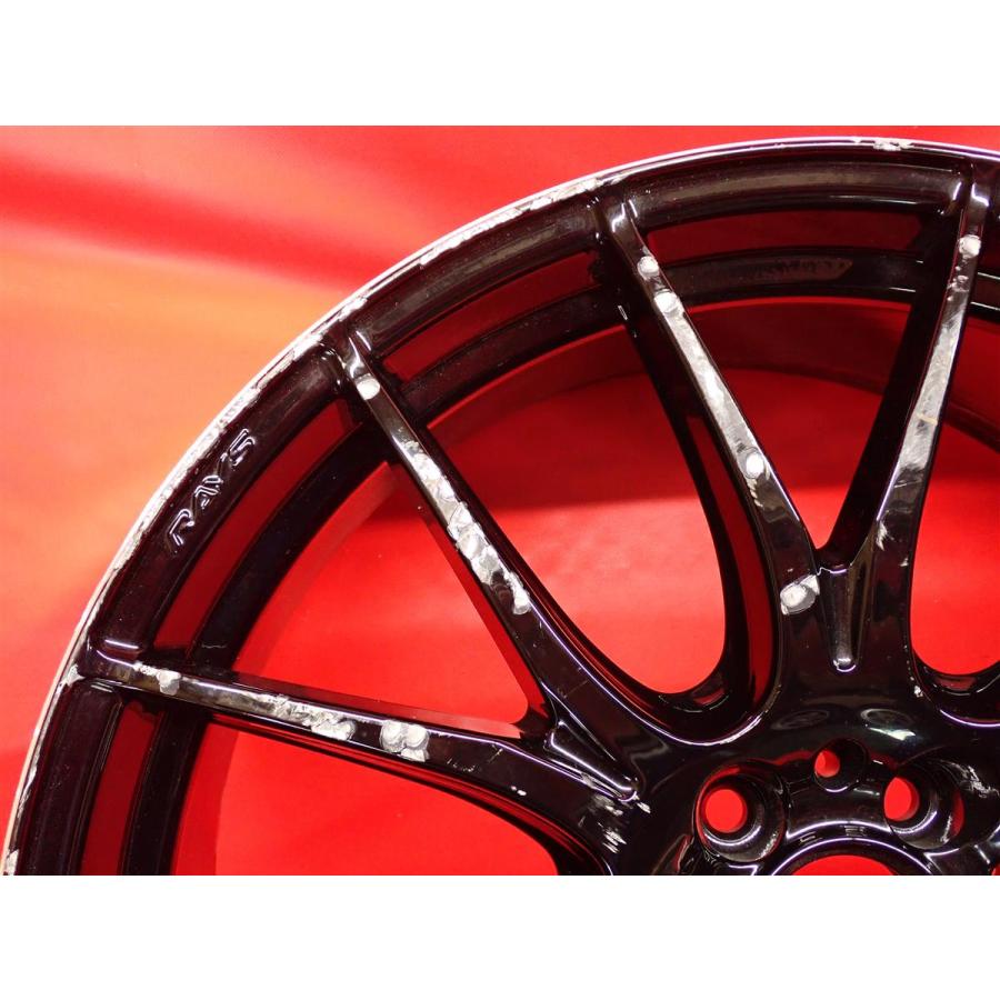 単品 中古ホイール 1本 RAYS レイズ HOMURA ホムラ 2×7 Plus プラス 8J