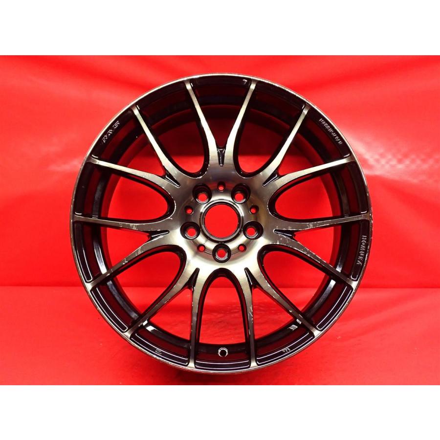 単品 中古ホイール 1本 RAYS レイズ HOMURA ホムラ 2×7Plus 7.5J 19 