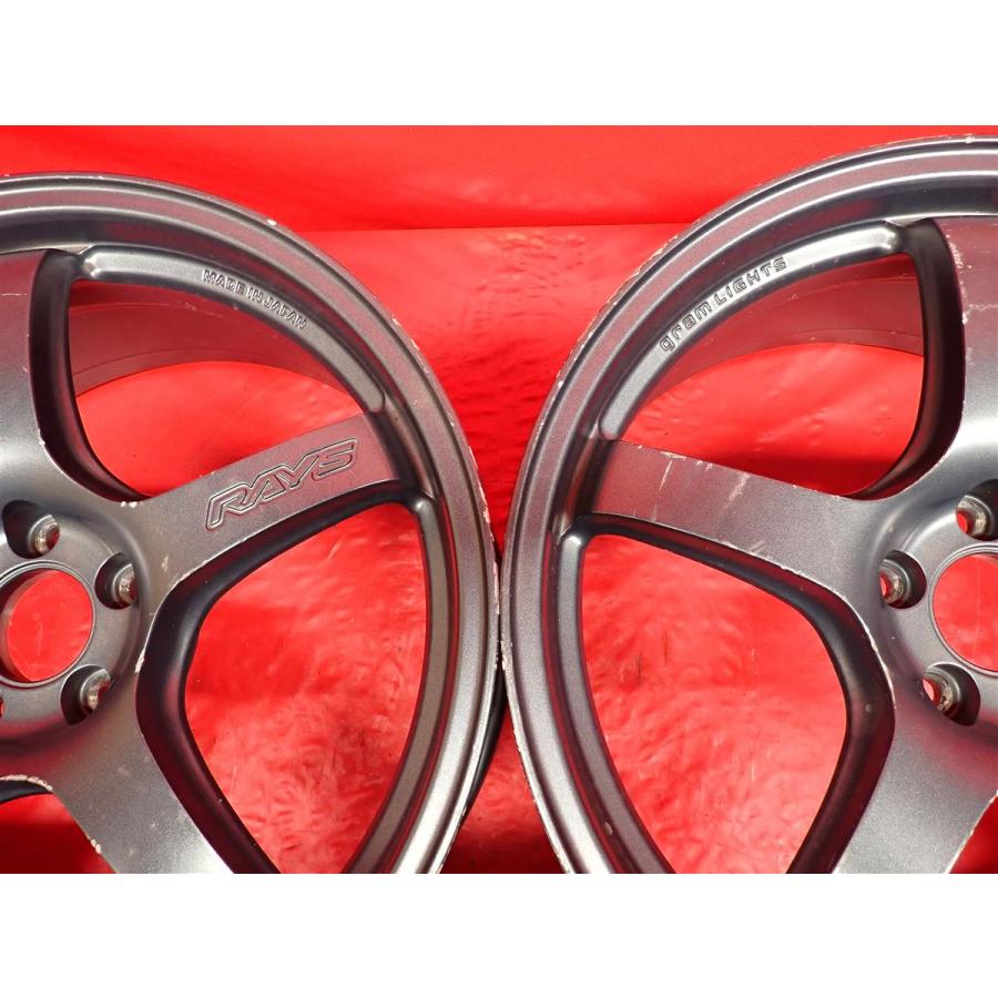 中古品 アルミホイール 2本組 RAYS レイズ GRAMLIGHTS グラムライツ