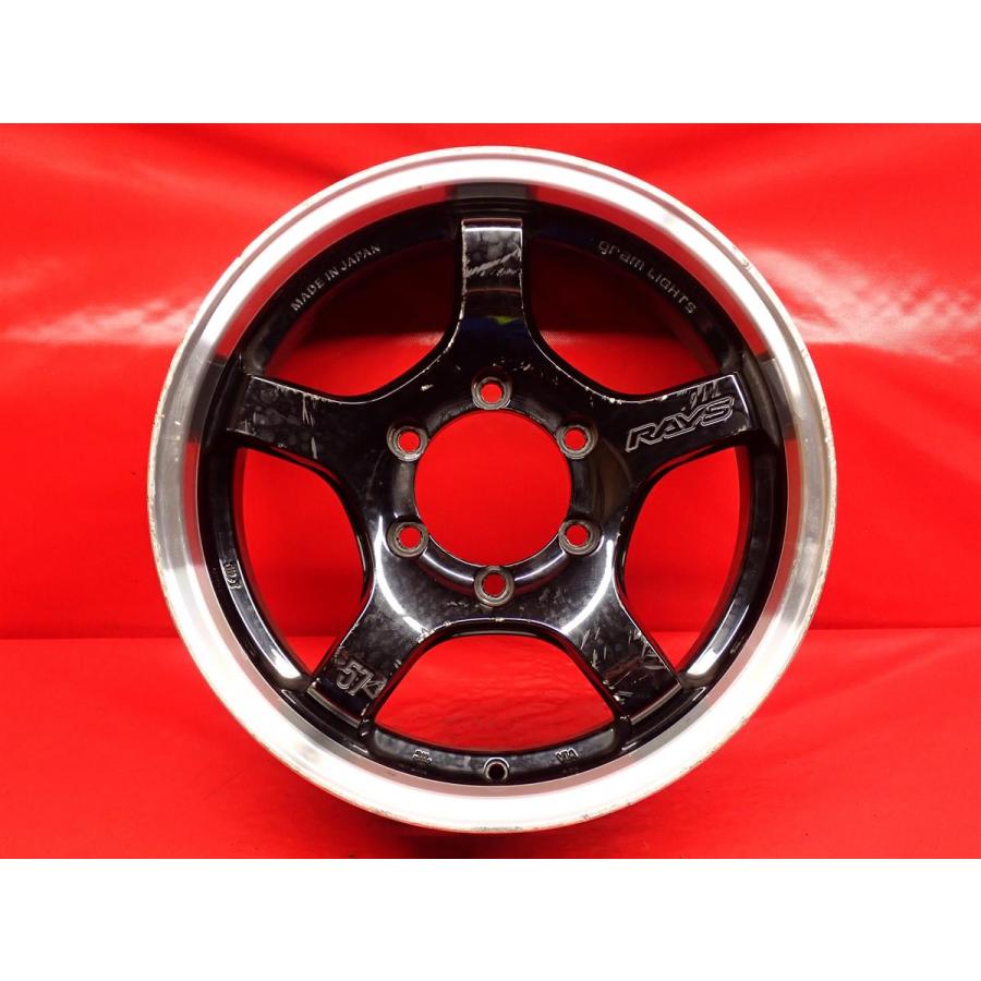 レイズRAYSグラムライツ57 6穴中古タイヤ付17インチハイエース1本 レイズRAYSグラムライツ57 6穴中古タイヤ付17インチハイエース1