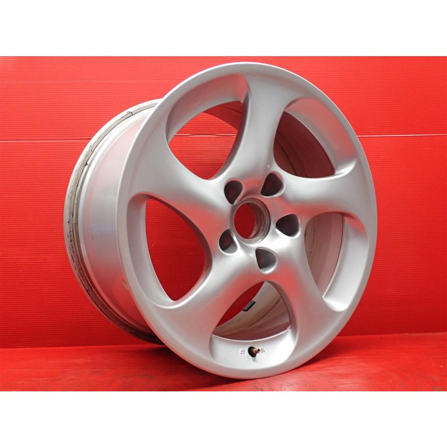中古品 アルミホイール リア用 1本 PORSCHE ポルシェ 911 996 カレラ4S 純正 10J 18インチ PCD130 5穴 +47 ハブ径Φ71.5 99636214002 ja18_2