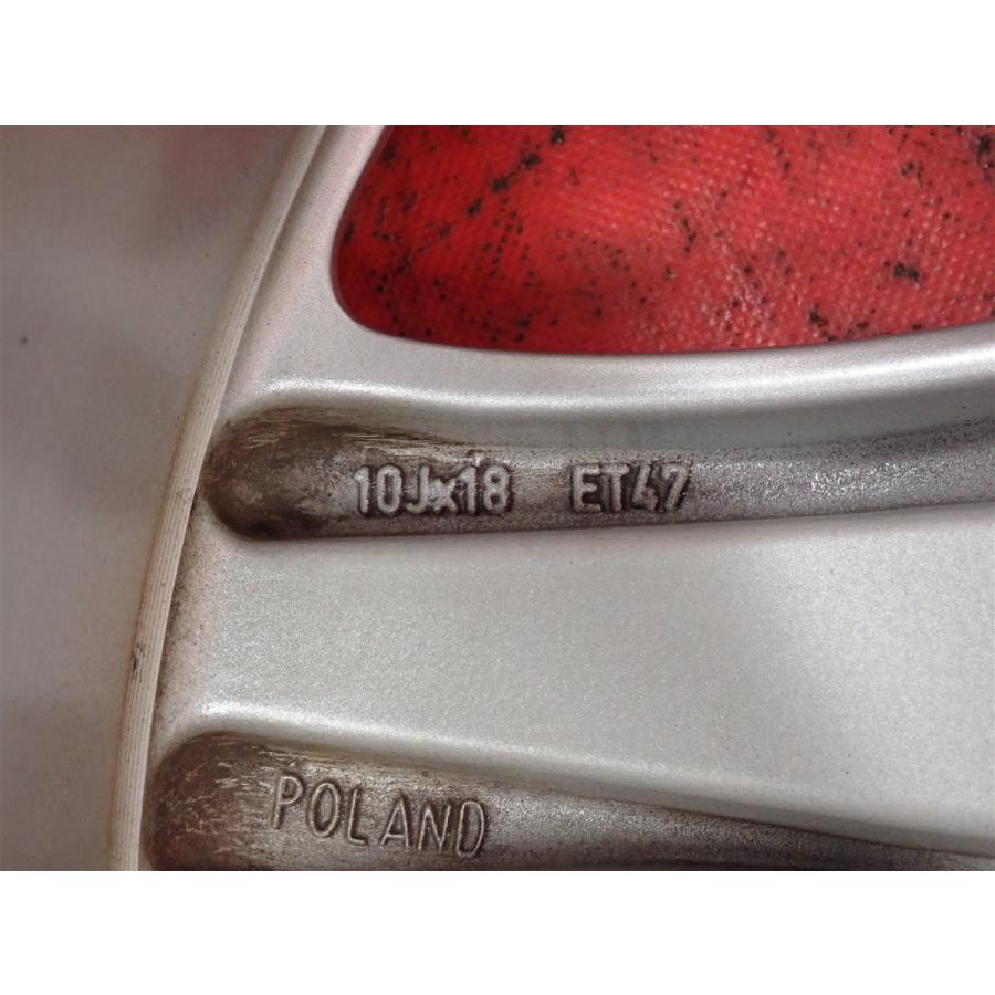 中古品 アルミホイール リア用 1本 PORSCHE ポルシェ 911 996 カレラ4S 純正 10J 18インチ PCD130 5穴 +47 ハブ径Φ71.5 99636214002 ja18_6