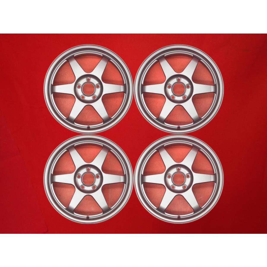 鍛造 軽量 1本5.5kg NEEZ MS6S 中古品 アルミホイール 4本 7J 16インチ