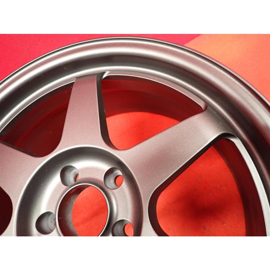 鍛造 軽量 1本5.5kg NEEZ MS6S 中古品 アルミホイール 4本 7J 16インチ