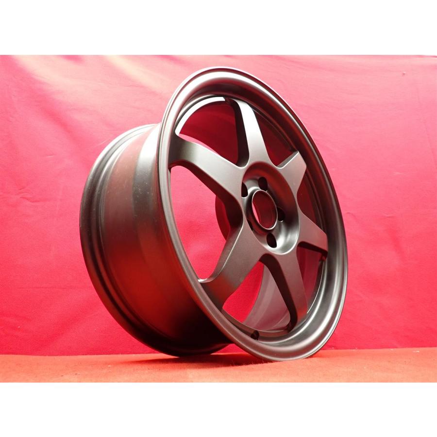 鍛造 軽量 1本5.5kg NEEZ MS6S 中古品 アルミホイール 4本 7J 16インチ