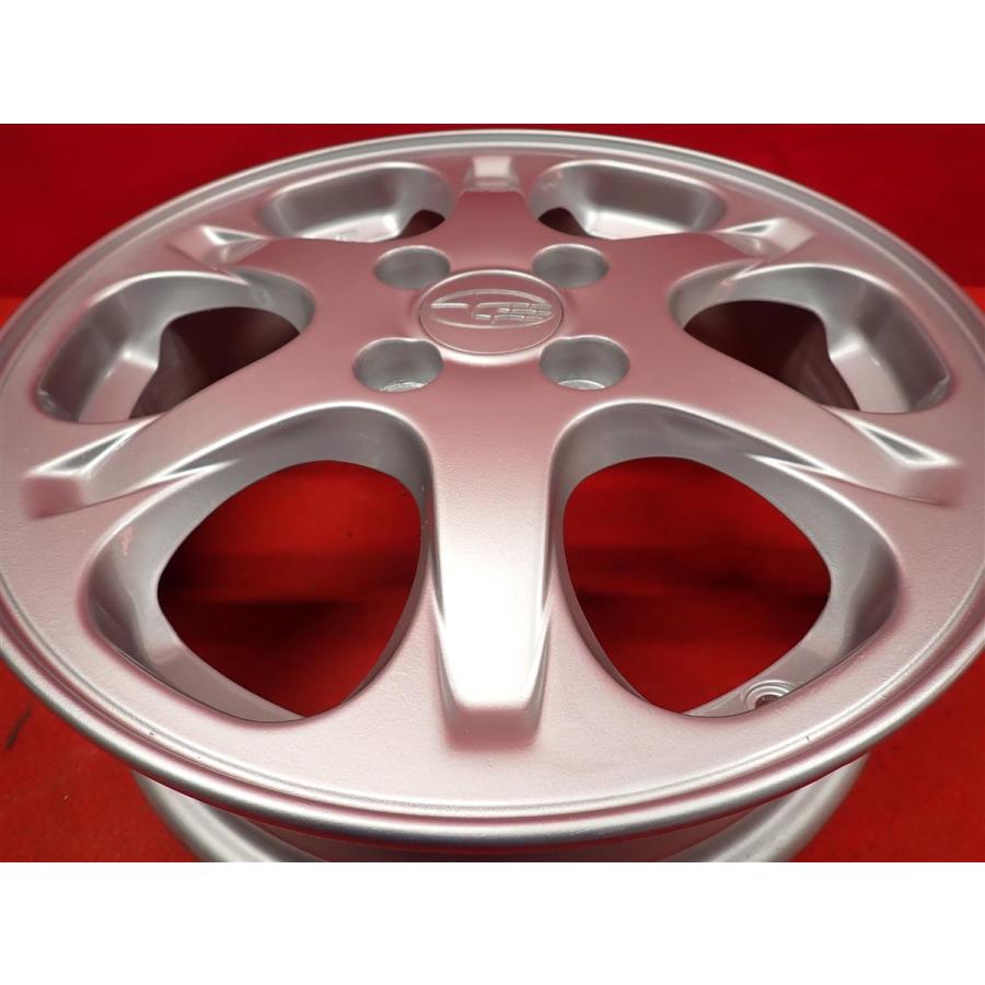 SUBARU スバル R1 純正 6スポーク 中古品 アルミホイール 4本 4.5J 15