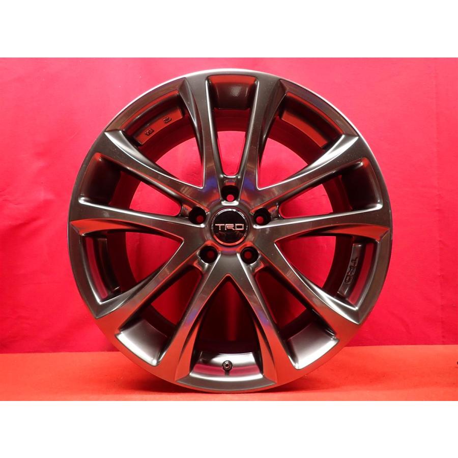 TRD TF5 中古品 アルミホイール 4本 8J 19インチ PCD114.3 5穴 +40