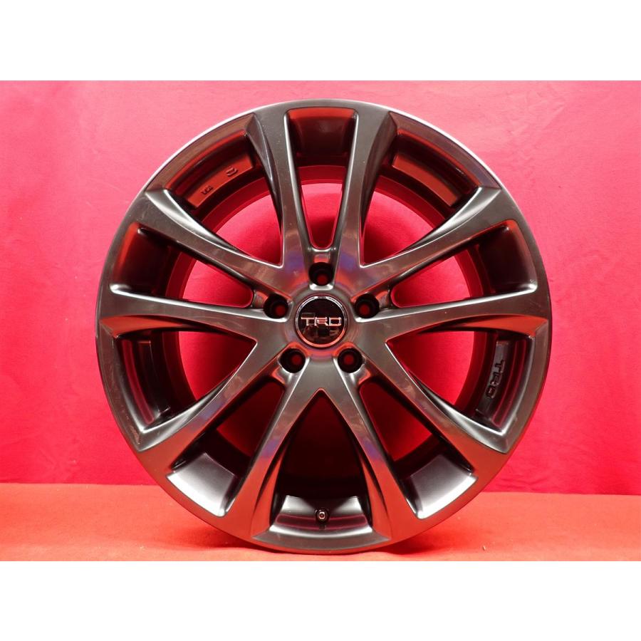 TRD TF5 中古品 アルミホイール 4本 8J 19インチ PCD114.3 5穴 +40