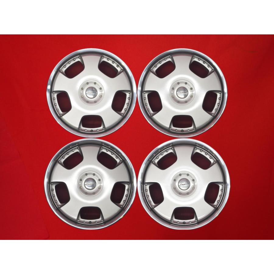 アミスタット　19インチ Amistad アミスタット ディッシュ 中古品 アルミホイール 4本 8.5/10J