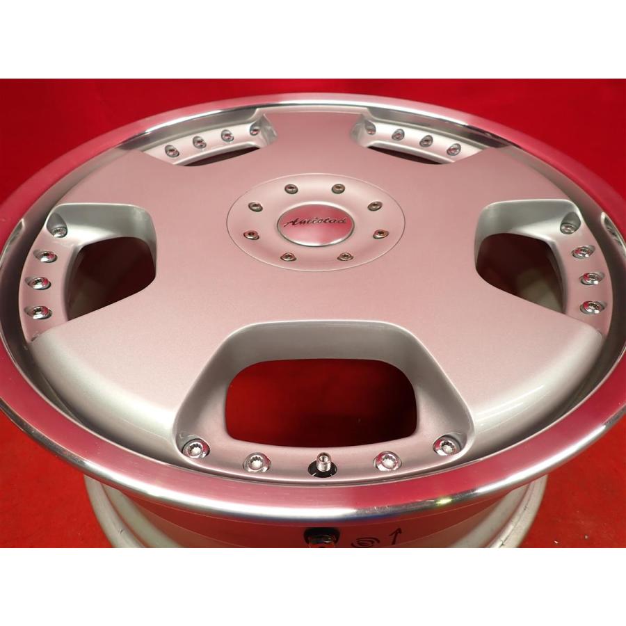 Amistad アミスタット ディッシュ 中古品 アルミホイール 4本 8.5/10J