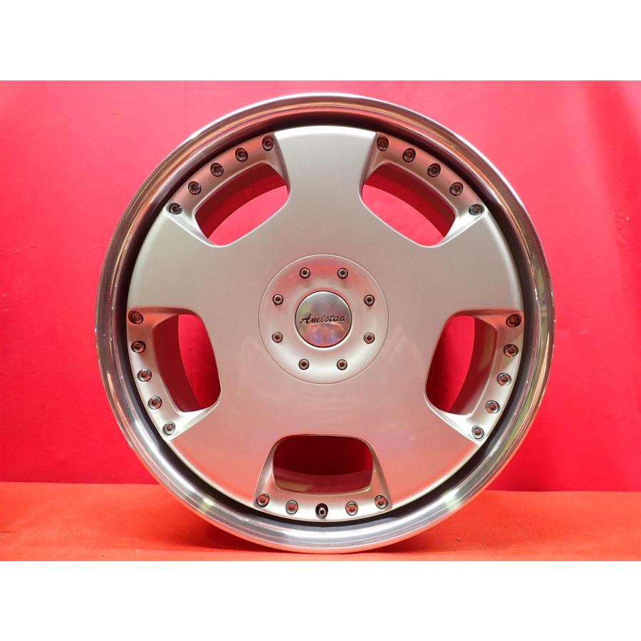 Amistad アミスタット ディッシュ 中古品 アルミホイール 4本 8.5/10J