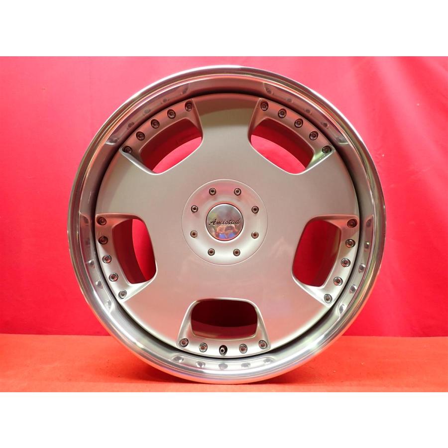 アミスタット　19インチ Amistad アミスタット ディッシュ 中古品 アルミホイール 4本 8.5/10J