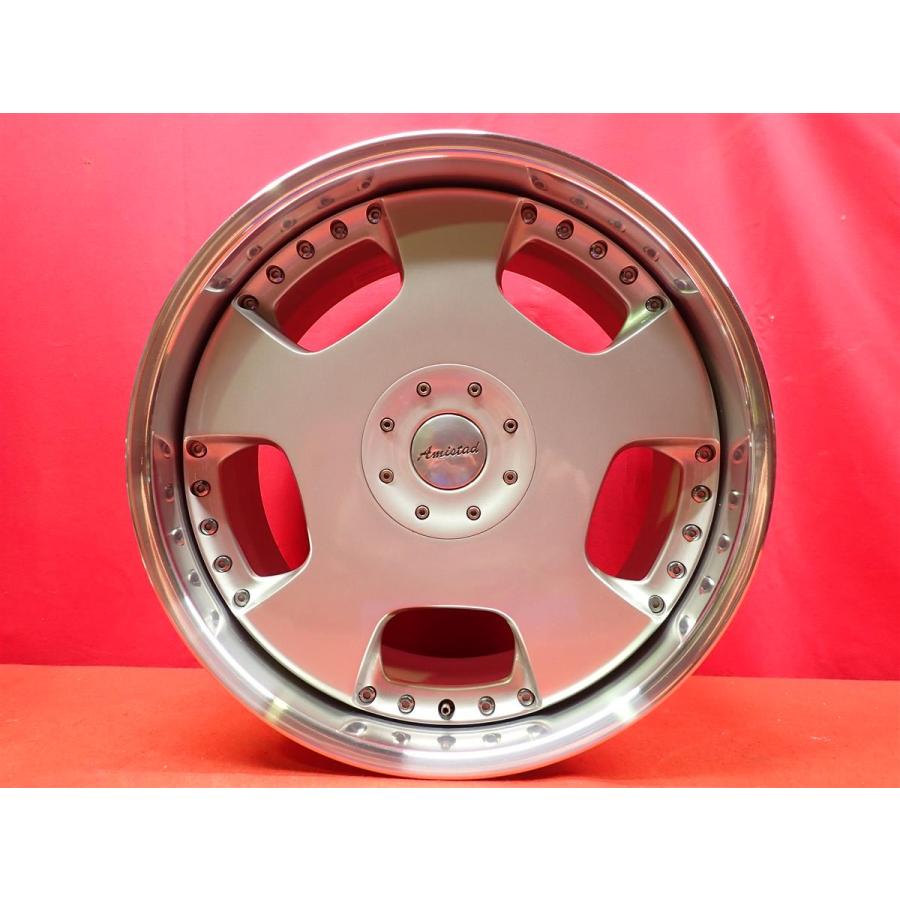 Amistad アミスタット ディッシュ 中古品 アルミホイール 4本 8.5/10J