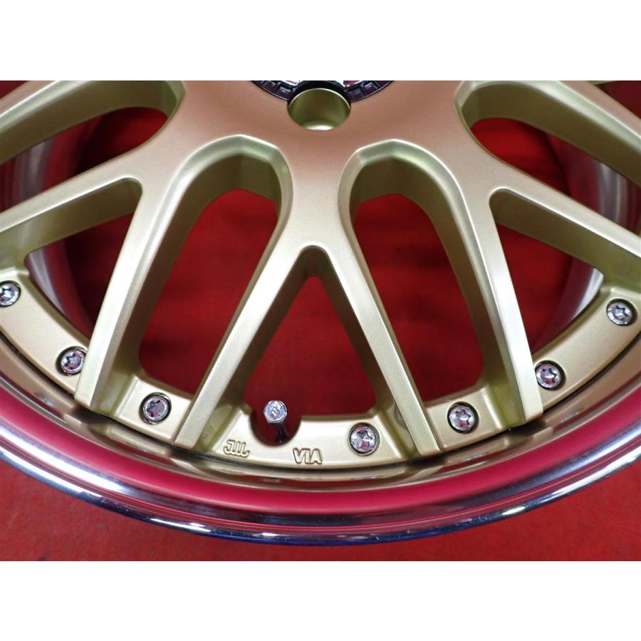 WORK ワーク LANVEC ランベック LM1 中古品 アルミホイール 4本 7.5J