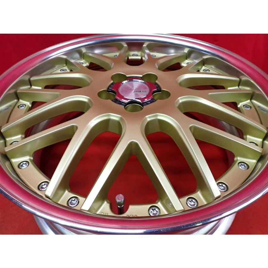 WORK ワーク LANVEC ランベック LM1 中古品 アルミホイール 4本 7.5J
