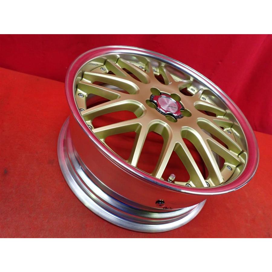 WORK ワーク LANVEC ランベック LM1 中古品 アルミホイール 4本 7.5J