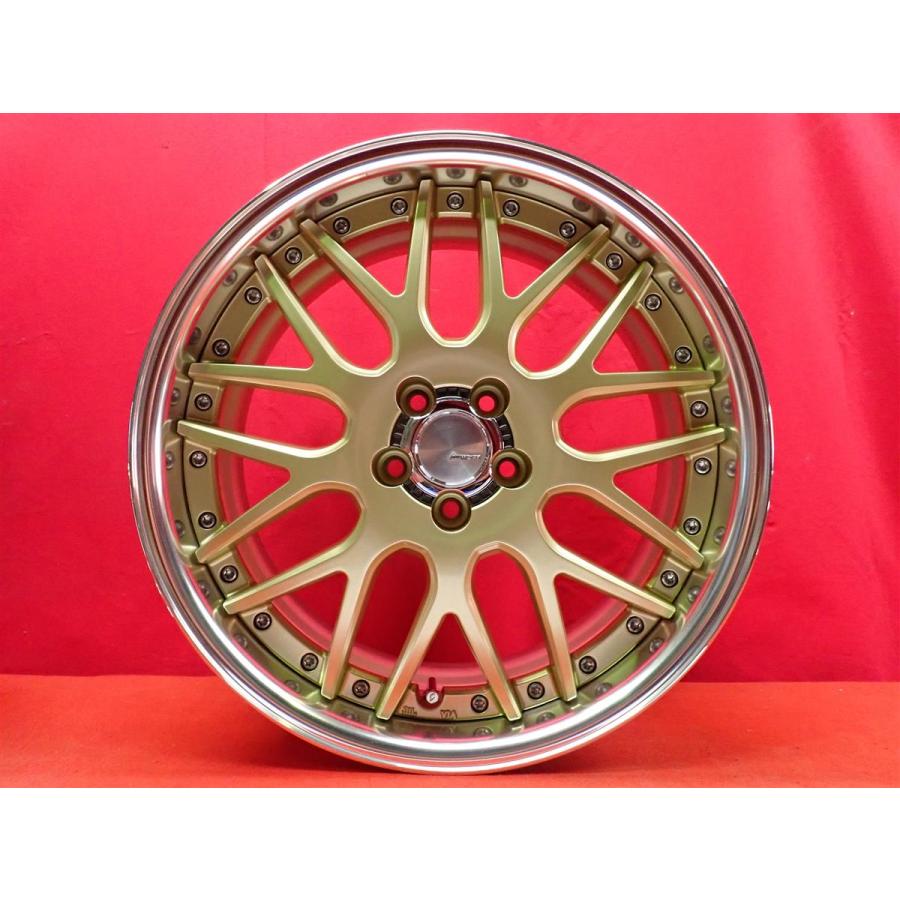 WORK ワーク LANVEC ランベック LM1 中古品 アルミホイール 4本 7.5J