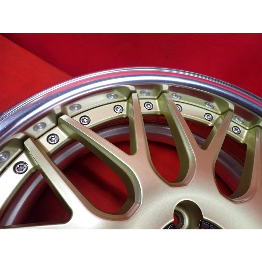 WORK ワーク LANVEC ランベック LM1 中古品 アルミホイール 4本 7.5J