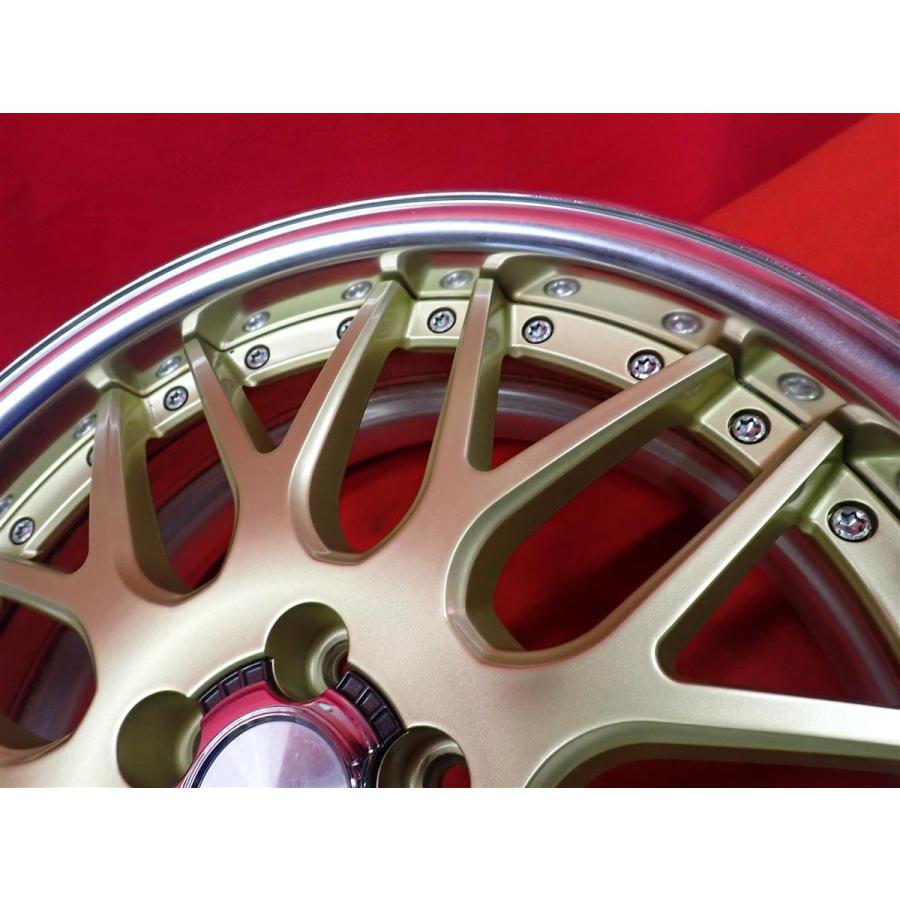 WORK ワーク LANVEC ランベック LM1 中古品 アルミホイール 4本 7.5J