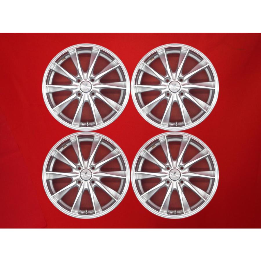 WEDS レオニス CX 中古品 アルミホイール 4本 6J 16インチ PCD100 4穴