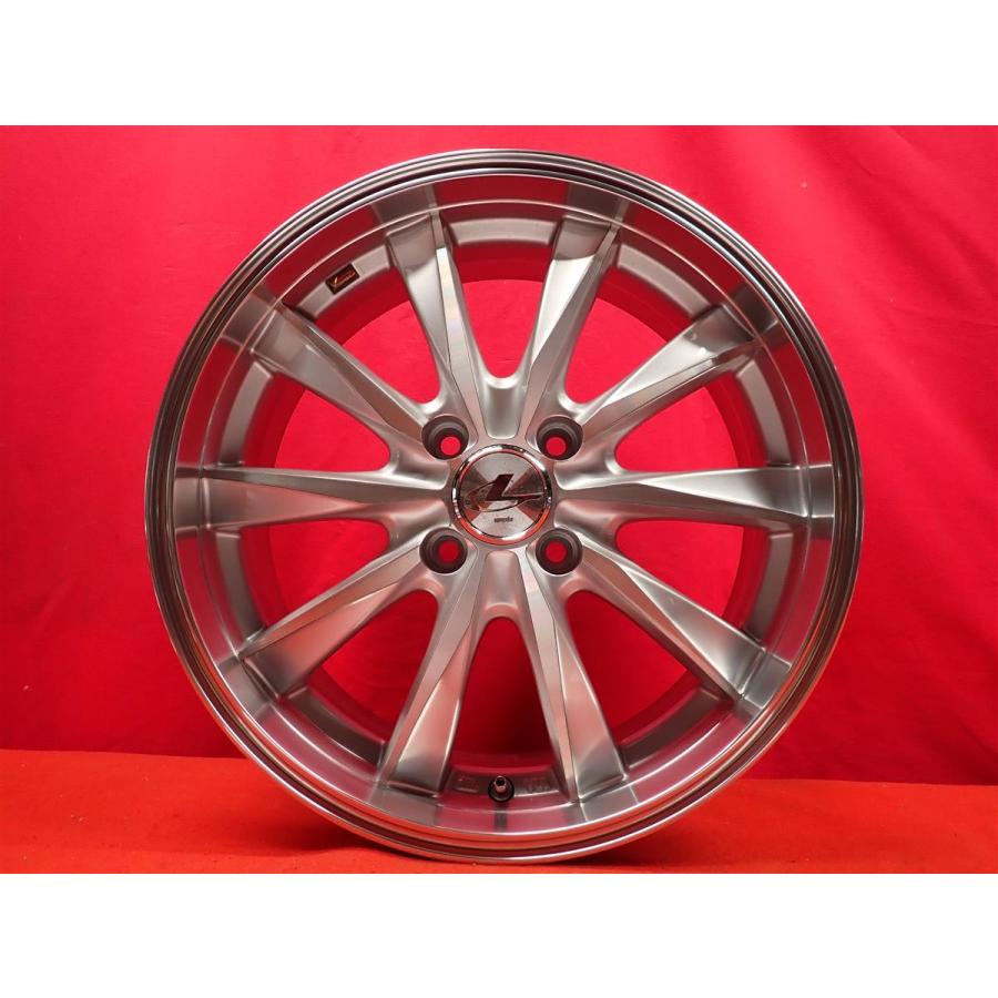 WEDS レオニス CX 新品スタッドレス BS 185/60R16 デミオ等 WEDS レオニス CX 中古品 アルミホイール 4本 6J 16インチ PCD100 4穴