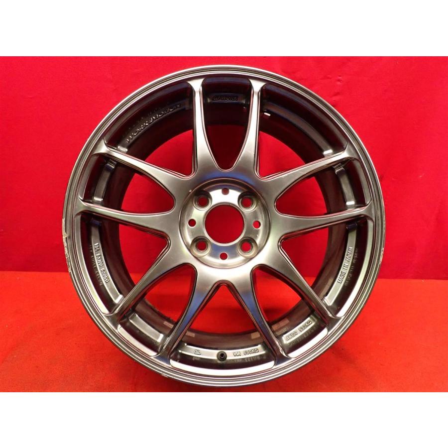 ぐっさん様work エモーション極 17インチ 7J 4×100 中古品 アルミホイール 1本 WORK ワーク エモーション CR kiwami 極 7J