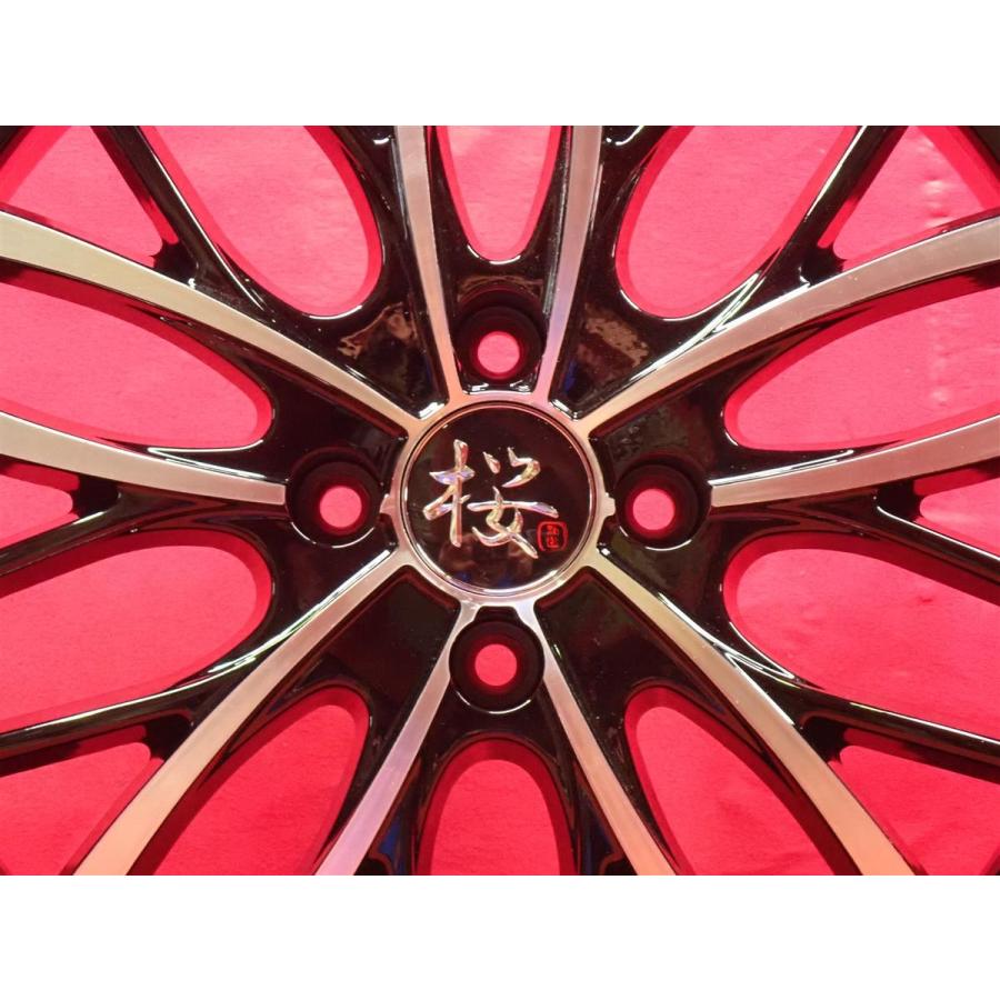 R-PRIDE 和道 わどう 桜 五分咲 中古品 アルミホイール 4本 6J 17