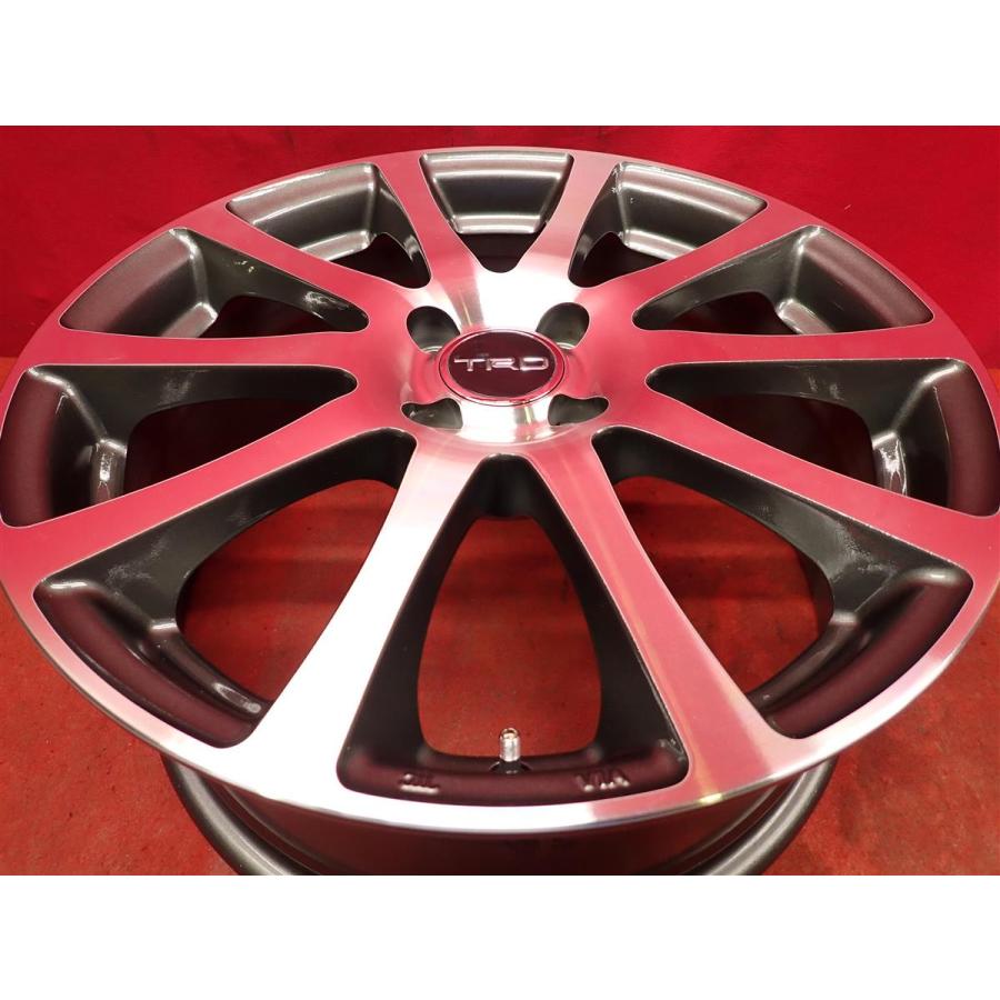 TRD TF2 中古品 アルミホイール 4本 7J 17インチ PCD100 4穴 +47 ハブ