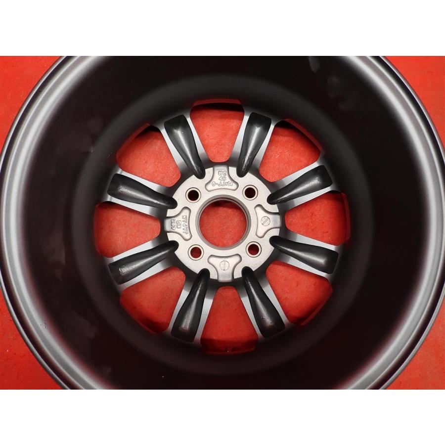 ブラックレーシングホイルです(⌒▽⌒) BLACK RACING ブラックレーシング 中古品 アルミホイール 4本 6J 14