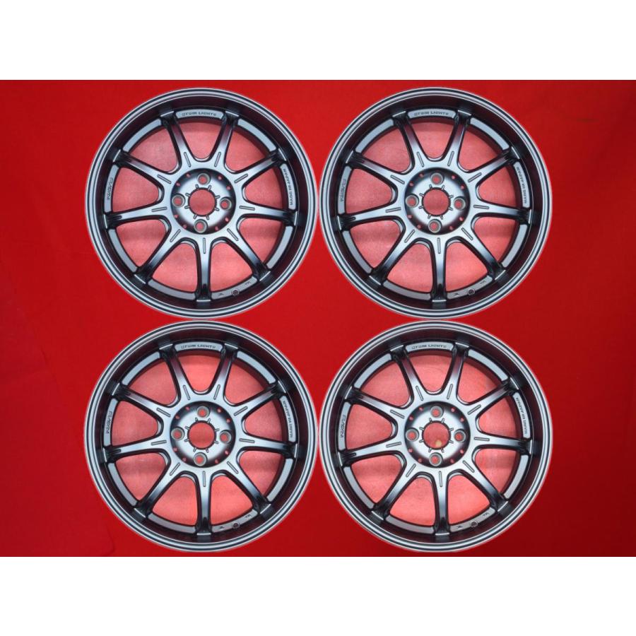 軽量 1本8.2kg RAYS グラムライツ 57G 中古品 アルミホイール 4本 7J