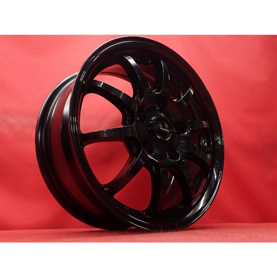 軽量 1本6.6kg G.speed G-04 中古品 アルミホイール 4本 6J 15インチ