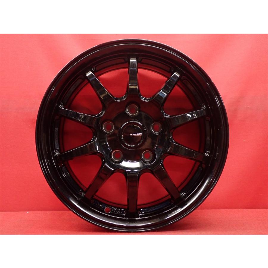 軽量 1本6.6kg G.speed G-04 中古品 アルミホイール 4本 6J 15インチ