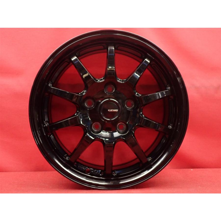 軽量 1本6.6kg G.speed G-04 中古品 アルミホイール 4本 6J 15インチ