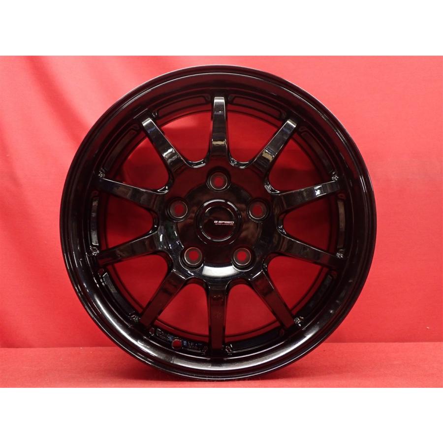 軽量 1本6.6kg G.speed G-04 中古品 アルミホイール 4本 6J 15インチ