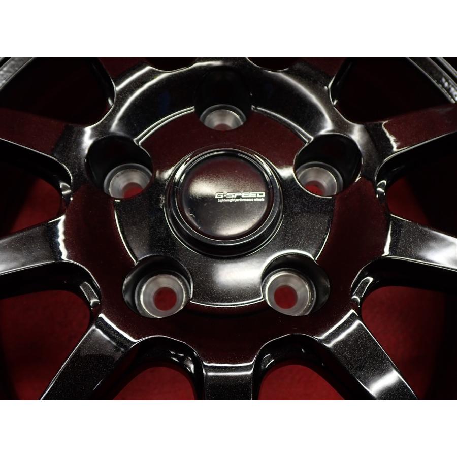 軽量 1本6.6kg G.speed G-04 中古品 アルミホイール 4本 6J 15インチ