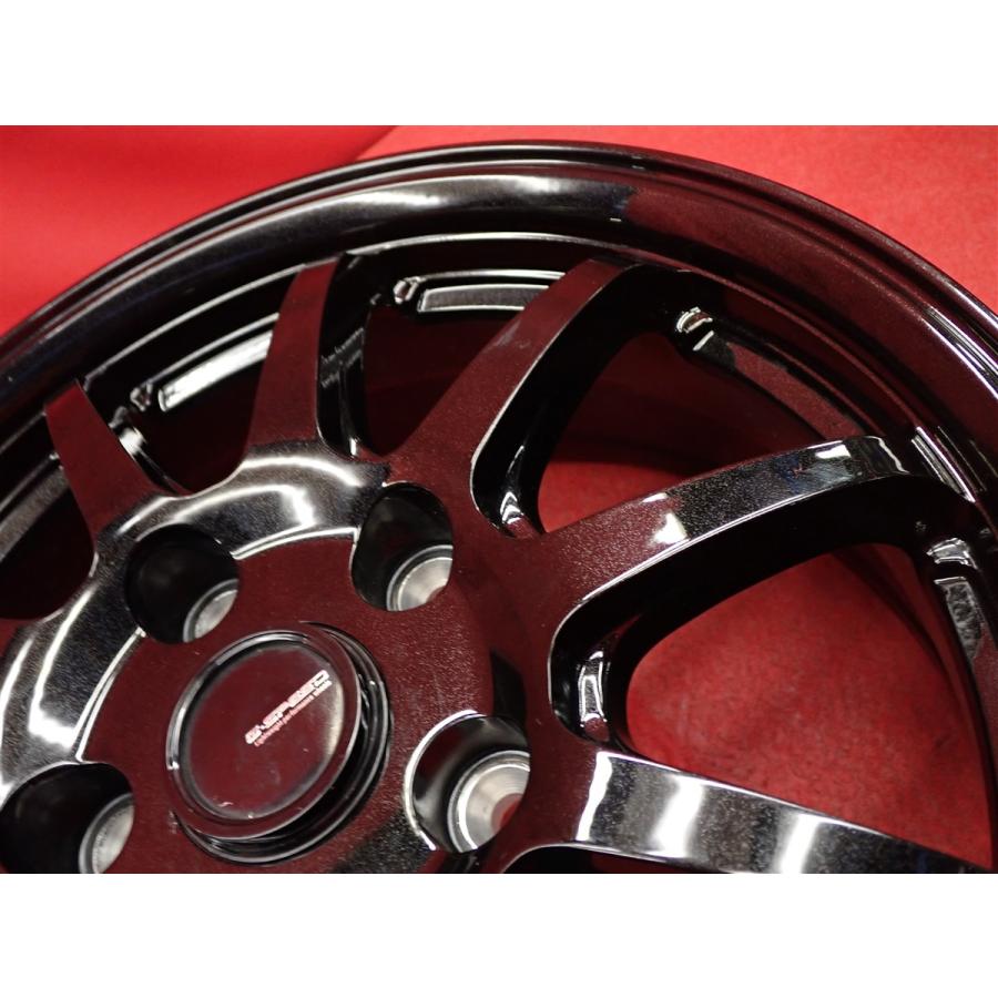 軽量 1本6.6kg G.speed G-04 中古品 アルミホイール 4本 6J 15インチ