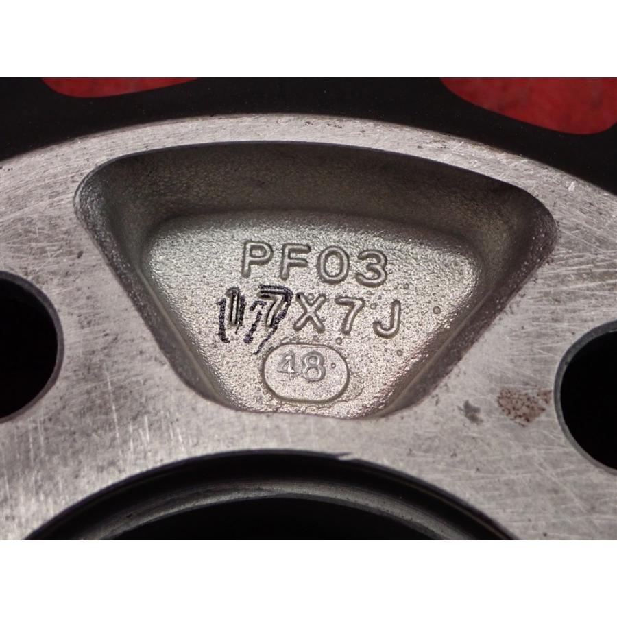 鍛造 軽量 エンケイ PF-03 中古品 アルミホイール 4本 7J 17インチ