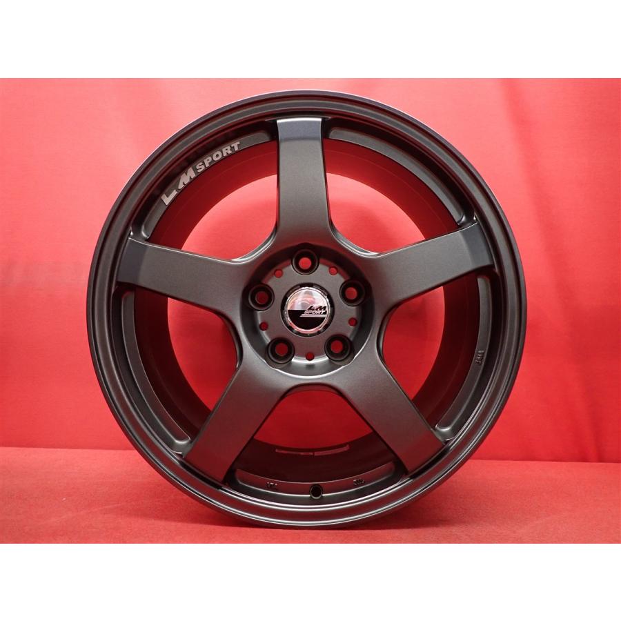 レアマイスター LM SPORT LM-05R 中古品 アルミホイール 4本 8.5J 18