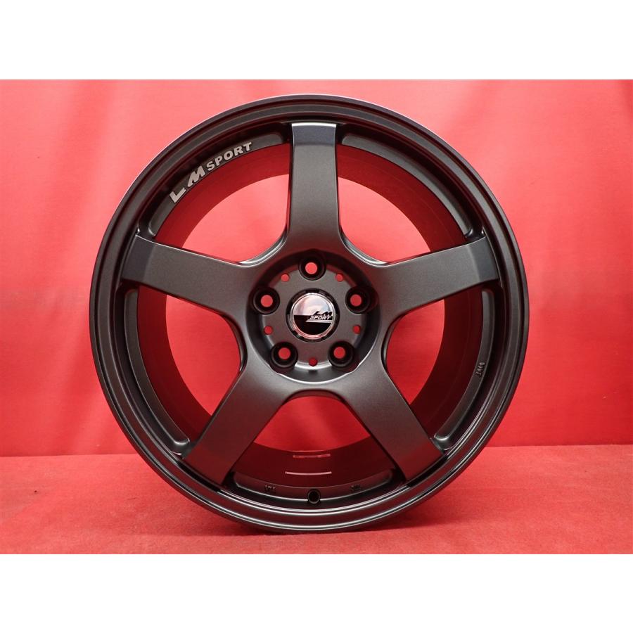 レアマイスター LM SPORT LM-05R 中古品 アルミホイール 4本 8.5J 18