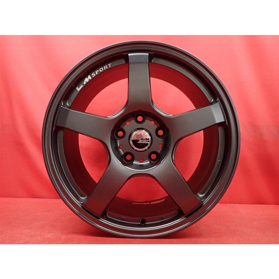 レアマイスター LM SPORT LM-05R 中古品 アルミホイール 4本 8.5J 18