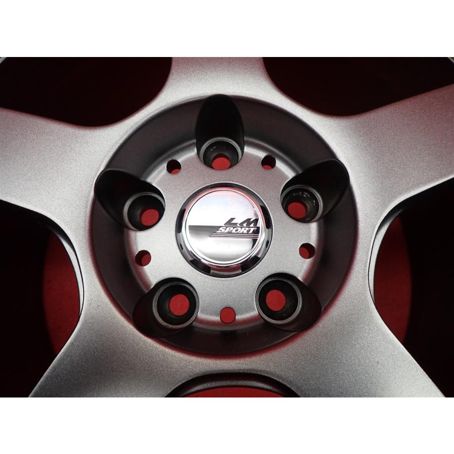 レアマイスター LM SPORT LM-05R 中古品 アルミホイール 4本 8.5J 18