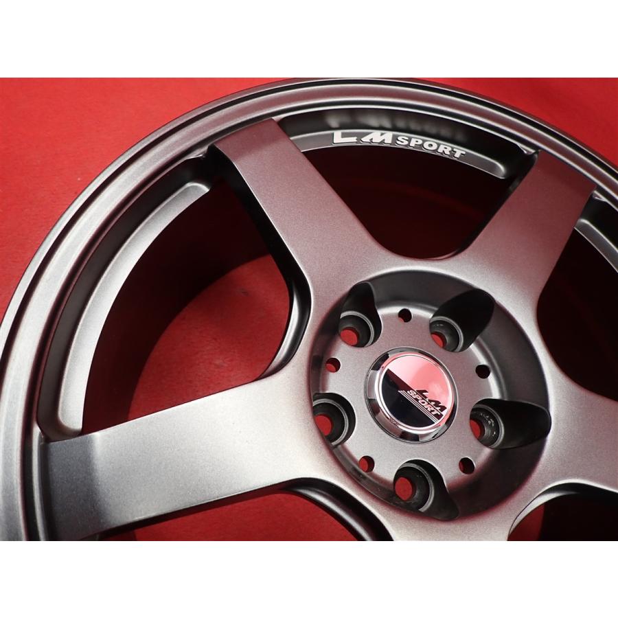 レアマイスター LM SPORT LM-05R 中古品 アルミホイール 4本 8.5J 18