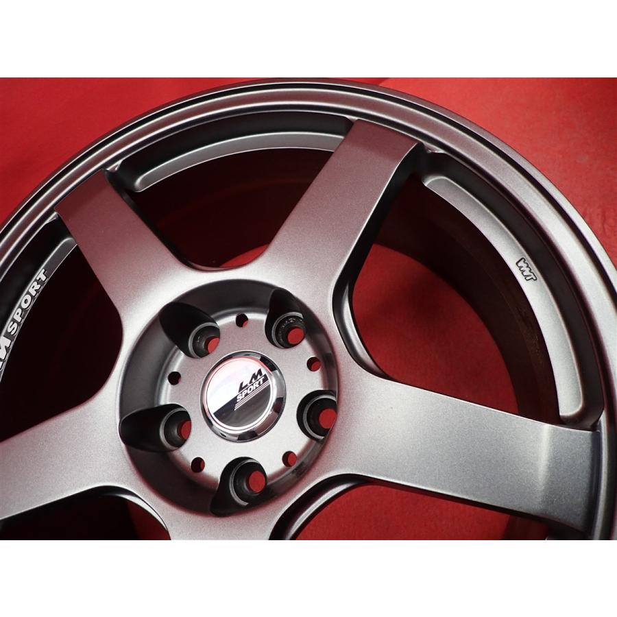 レアマイスター LM SPORT LM-05R 中古品 アルミホイール 4本 8.5J 18